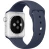 Blue Silicone Apple Watch 42mm/44mm