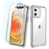 ESR iPhone 12 mini Alliance 360 Case with 2 Tempered Glasses Clear