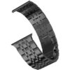 WiWU Seven Beads Metal Steel Bracelet Black Apple Watch 42/44/45mm