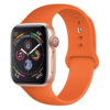 WiWU Elastic Rubber Silicone Orange Λουράκι Apple Watch 42/44/45mm