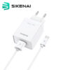 Sikenai Wall Charger USB QC 18W White (Με καλώδιο Micro USB)