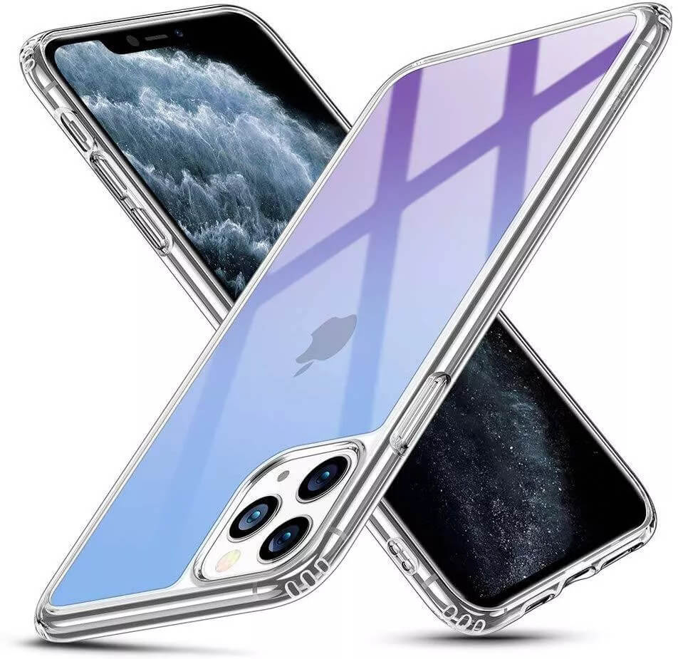 ESR iPhone 11 Pro Max Ice Shield Glass Case Blue Purple