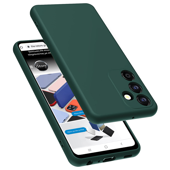 Θήκη Rubber Silk Green Samsung Galaxy A34