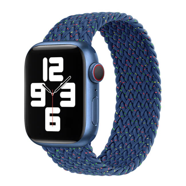 Hera Braided Blue Sparkle Λουράκι για Apple Watch 42/44/45/49mm (Size: L)