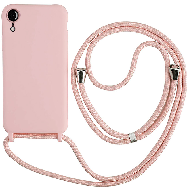 Θήκη Orso Cloud Κορδόνι Pink Sand iPhone XR