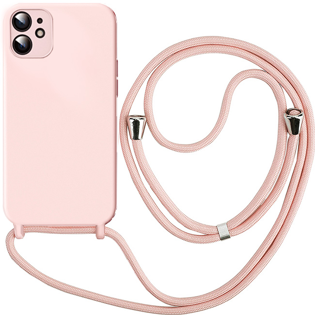 Θήκη Orso Cloud Κορδόνι Pink Sand iPhone 11