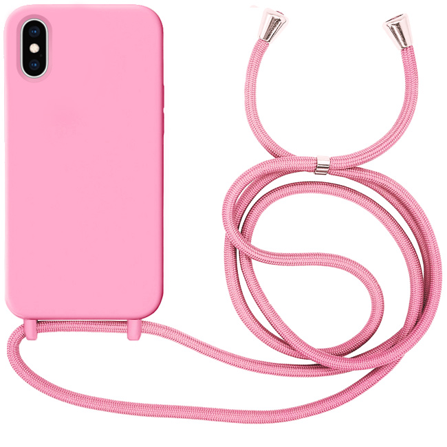 Θήκη Orso Cloud Κορδόνι Pink iPhone X/Xs